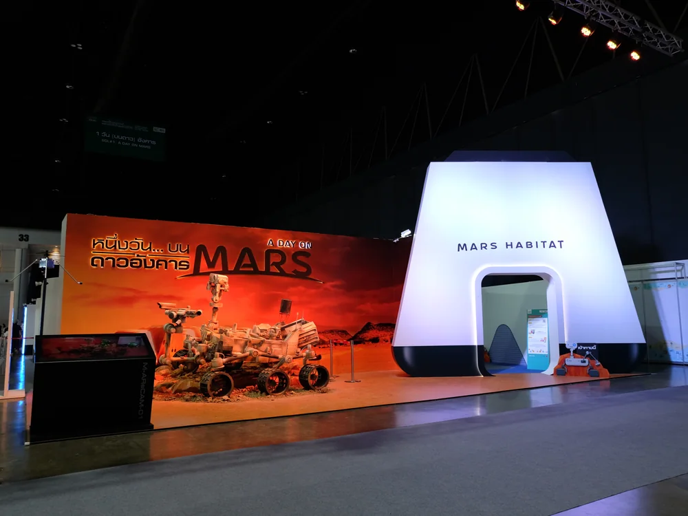 มหกรรมวิทยาศาสตร์ 2020 — A Day on Mars